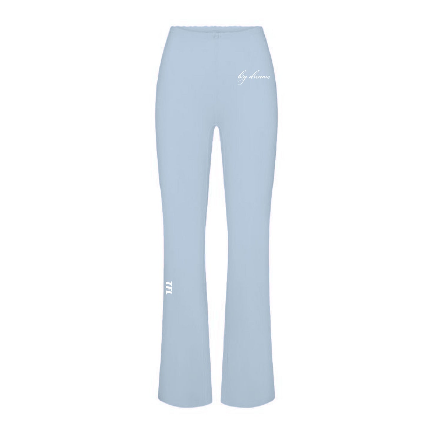 Woman Fleece Trackpants Babyblau