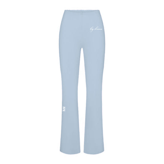 Woman Fleece Trackpants Babyblau