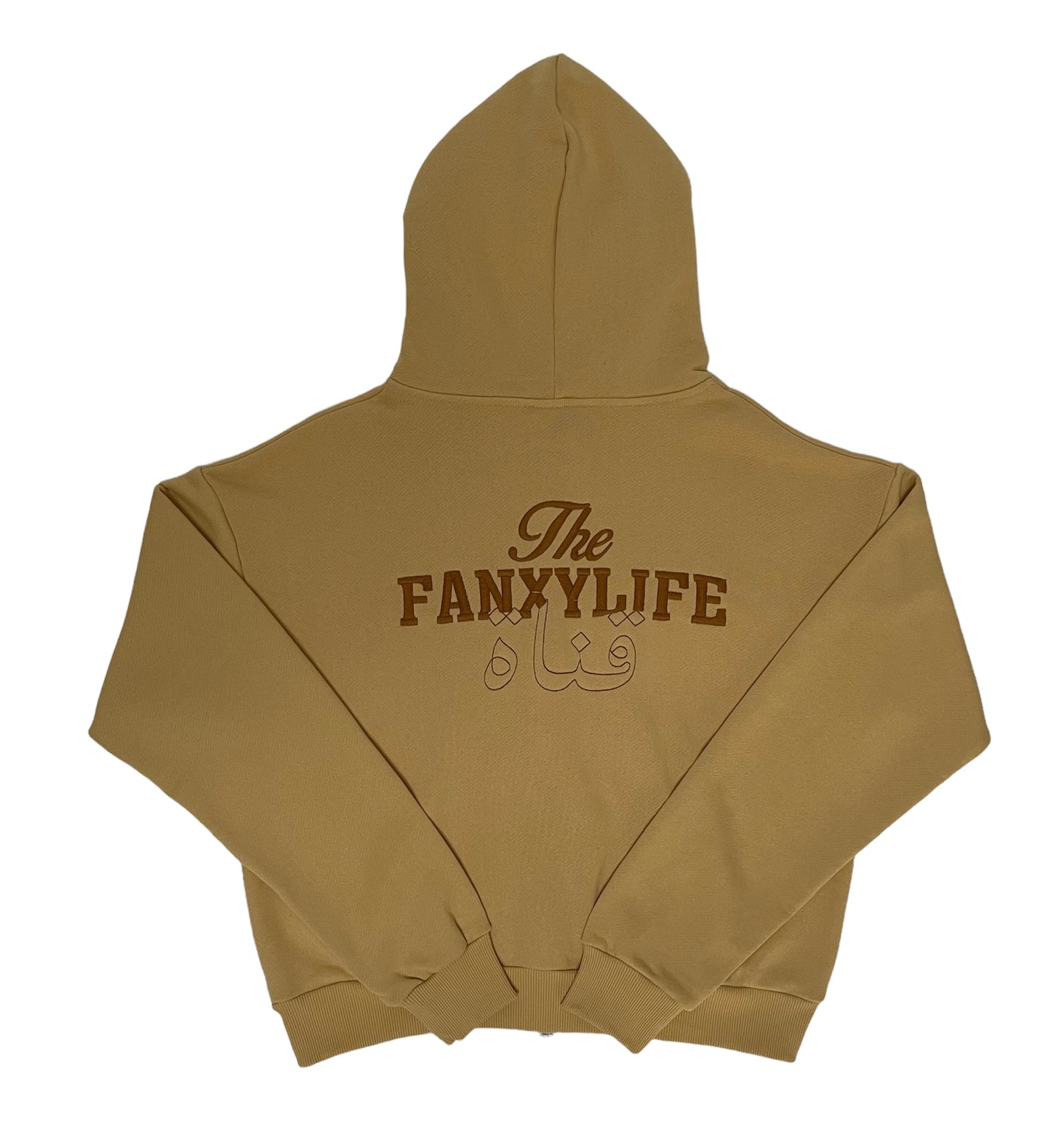 1-999 Zip Hoodie Beige