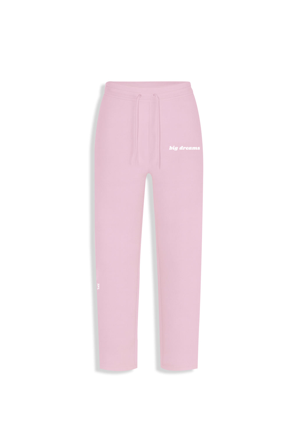 Big Dreams Fleece Trackpants Baby Pink