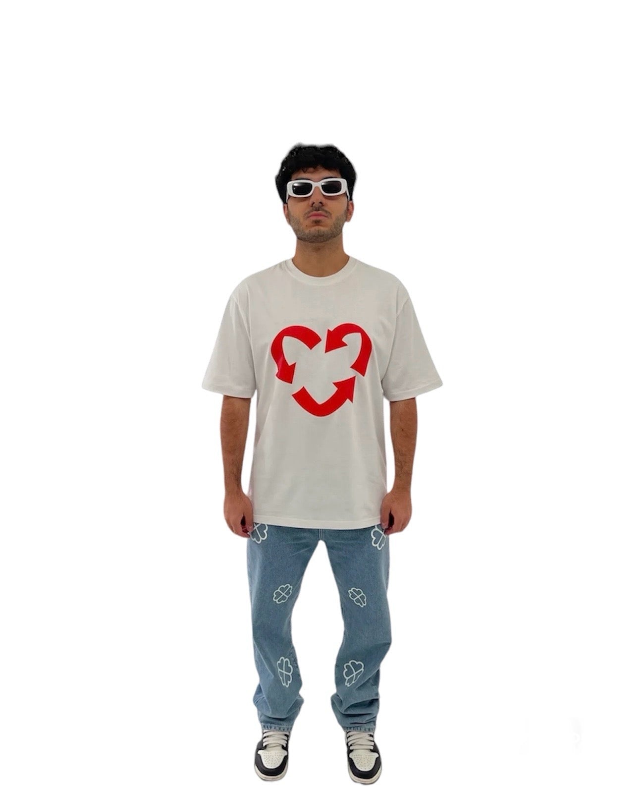 Heart Tee White