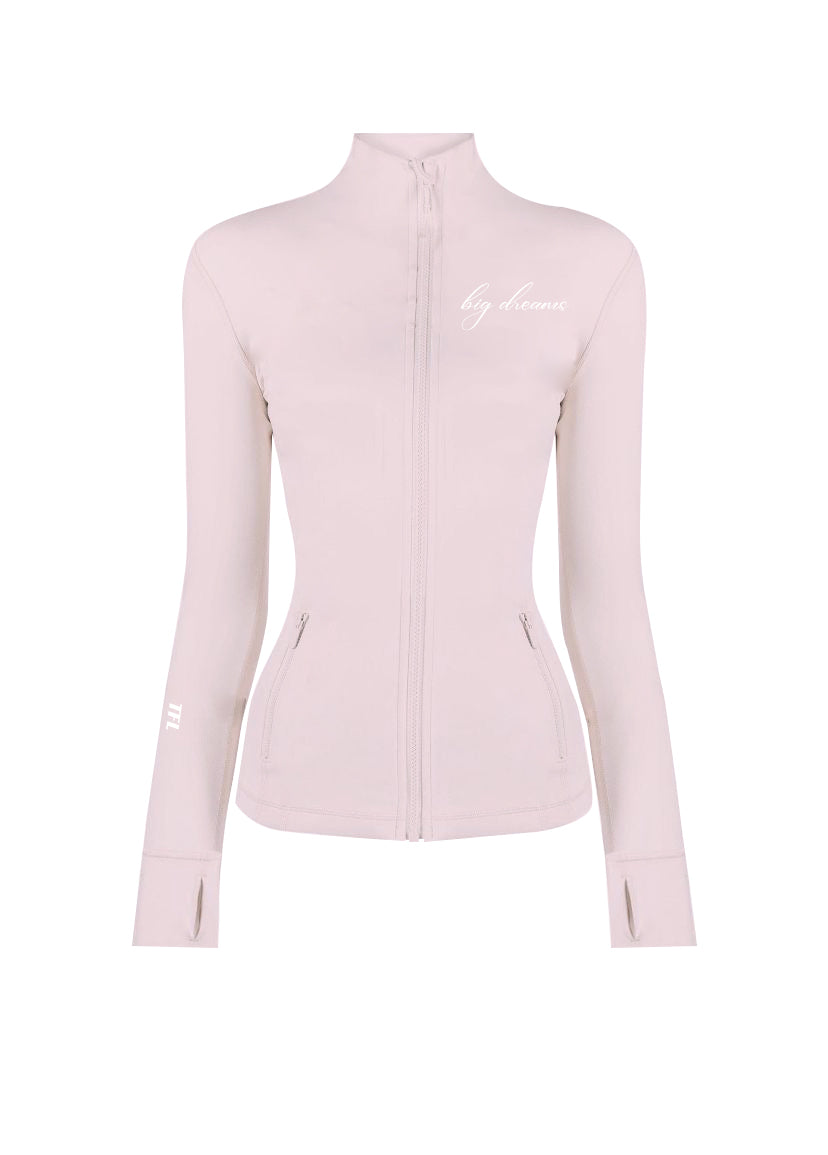 Woman Fleece Jacke Baby Pink