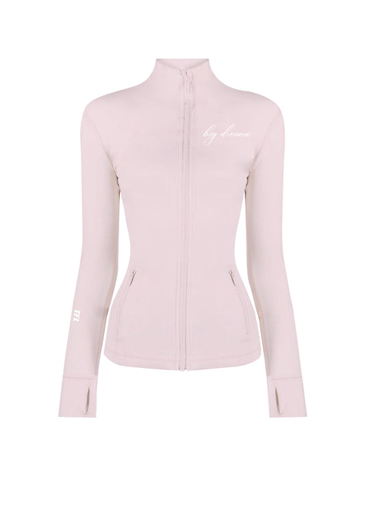 Woman Fleece Jacke Baby Pink