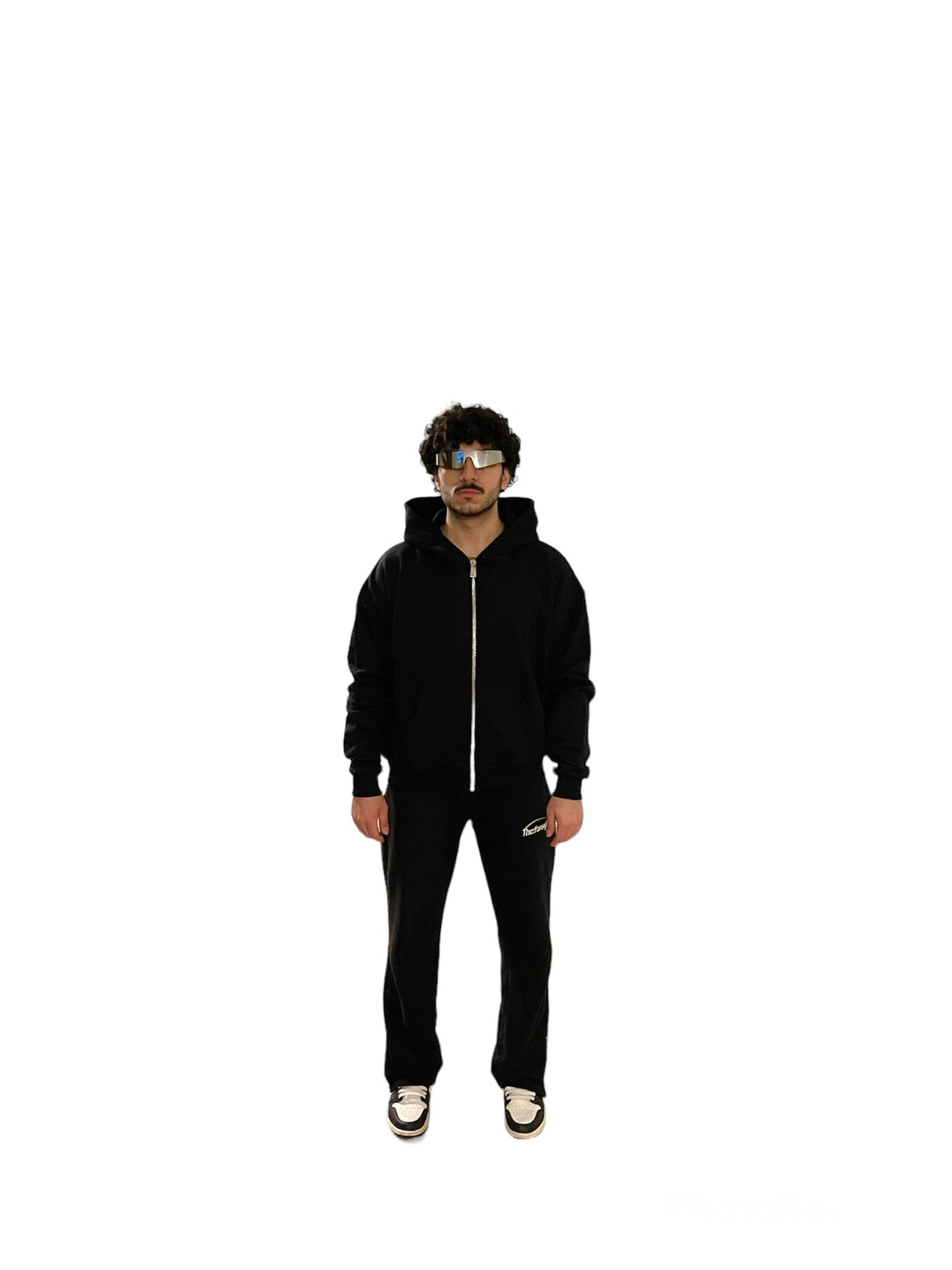 TFL Blank Zip Hoodie Black