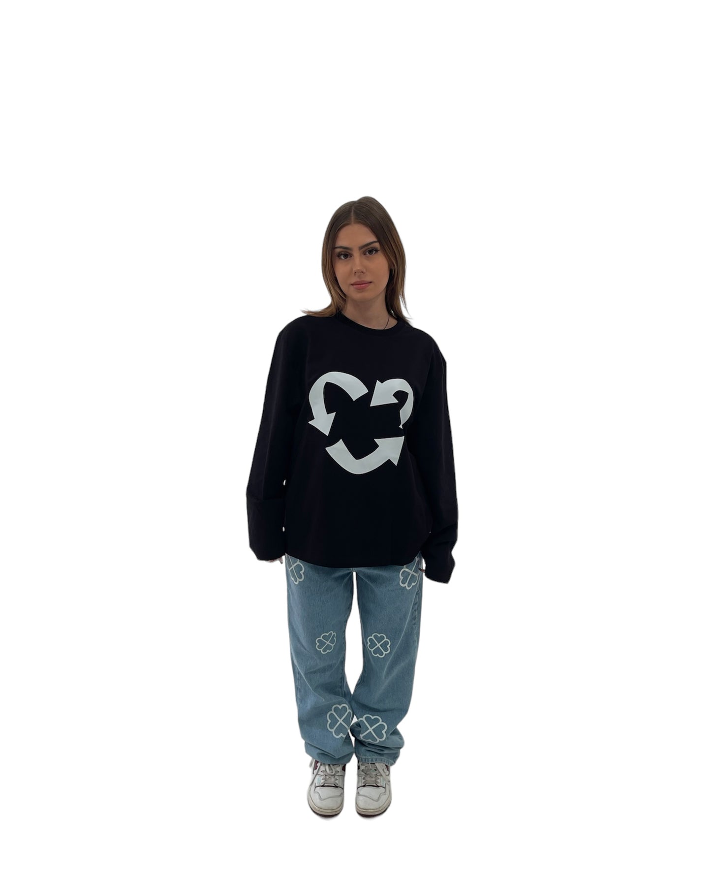 Heart Longsleeve Black