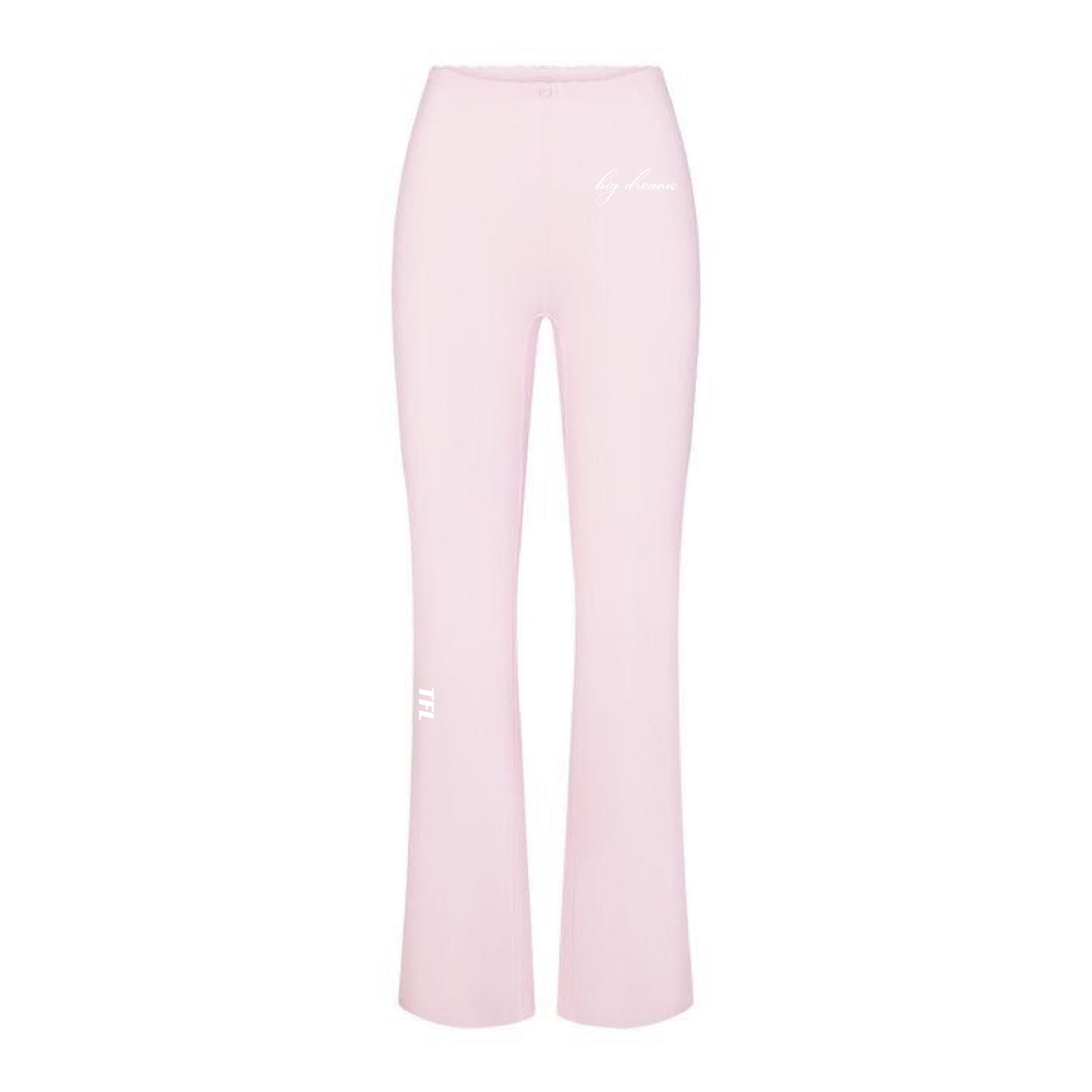 Woman Fleece Trackpants Baby pink