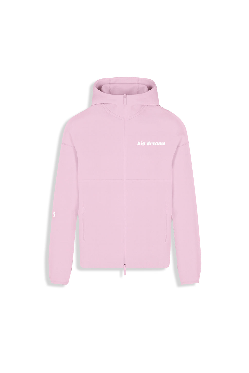Big Dreams fleece jacket baby pink