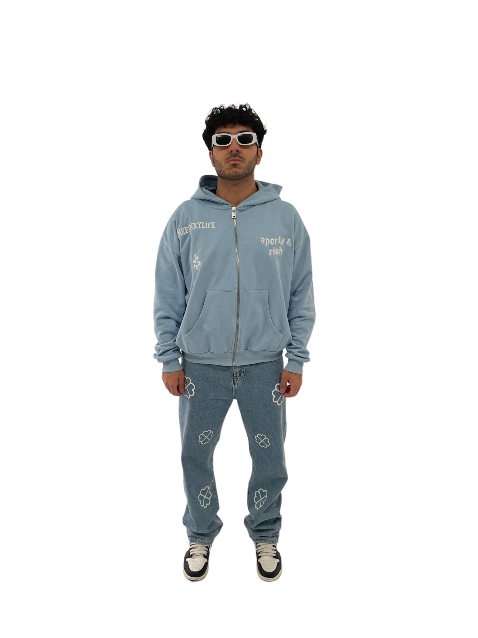 sporty&rich Zip Hoodie