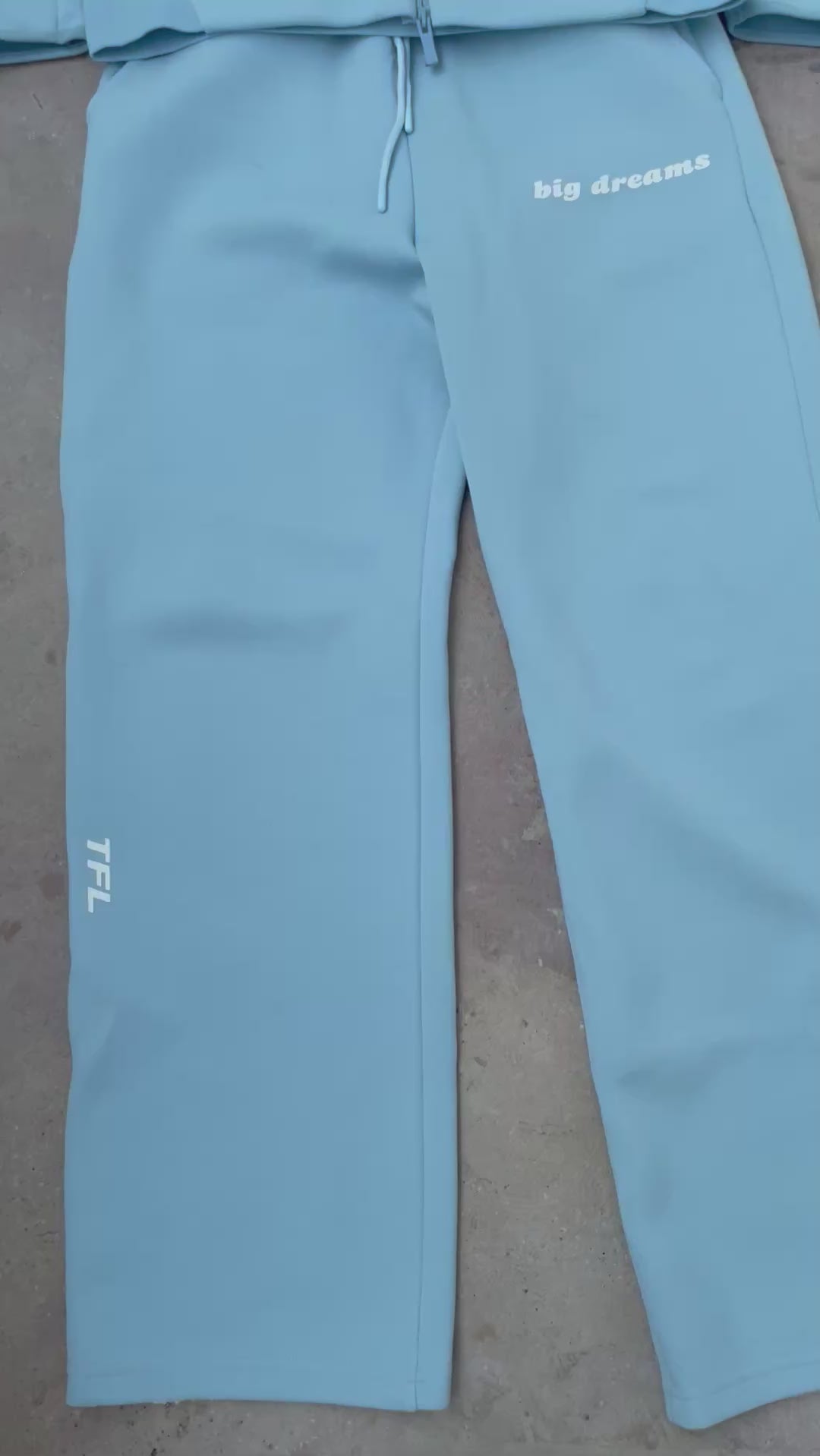 Big Dreams Fleece Jacke Babyblau