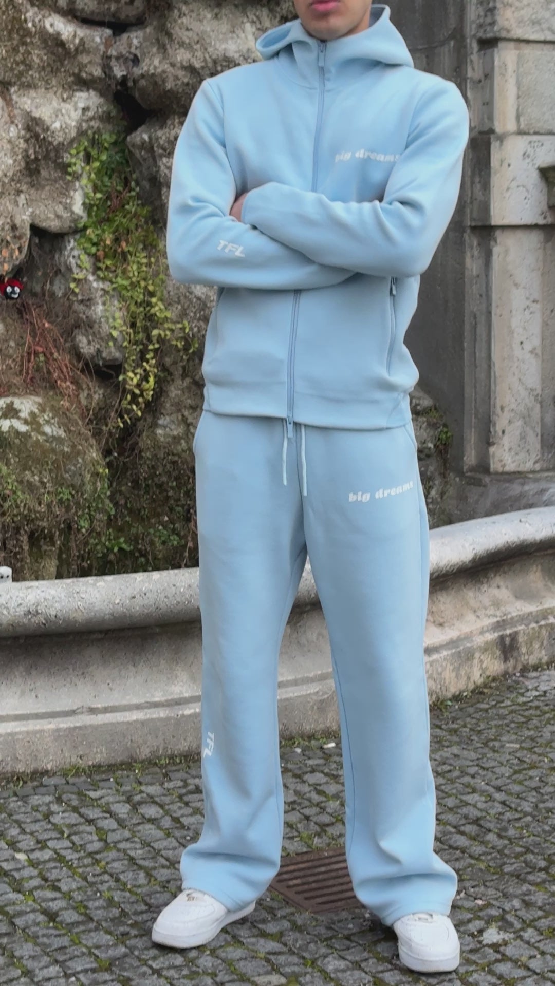 Big Dreams Fleece Jacke Babyblau